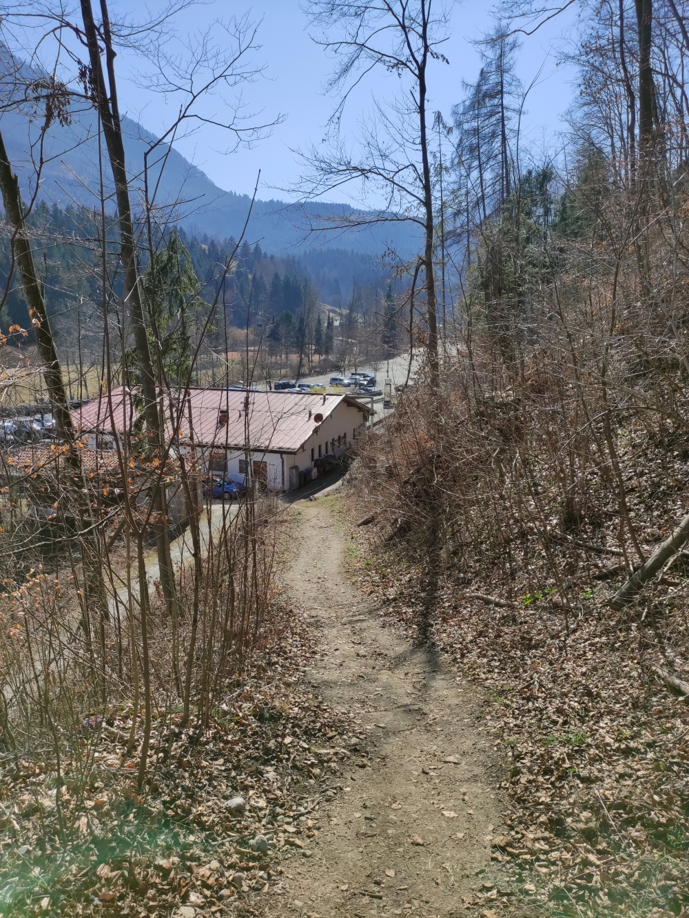 Wanderung Breitenberg: Am Talbahnhof der Wendelstein-Zahnradbahn