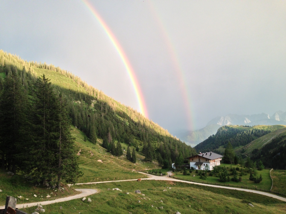 Wanderung Breitenstein vom Walchsee: Anstieg zur Priener Hütte