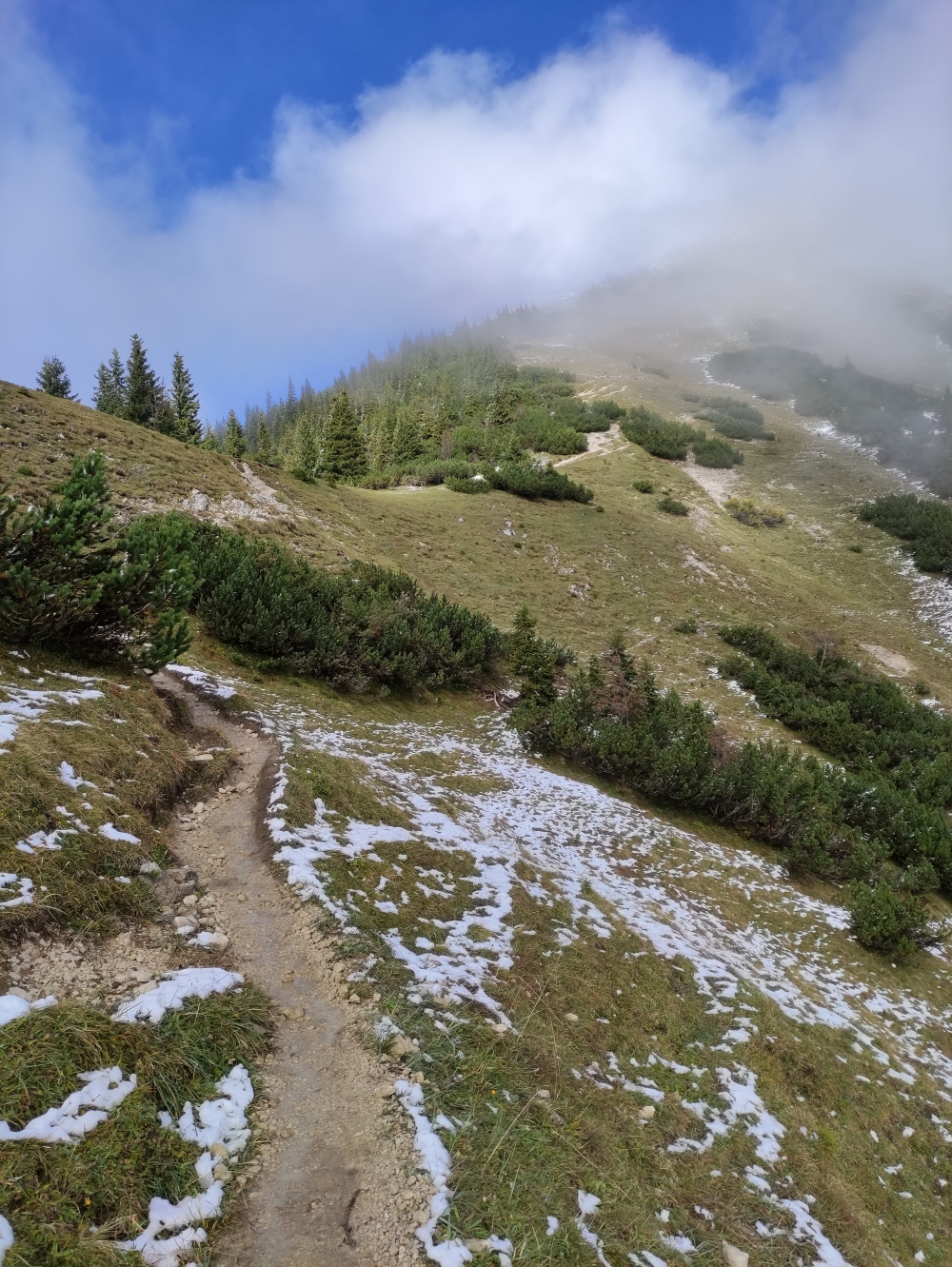 Wanderung Brentenjoch: Weg
