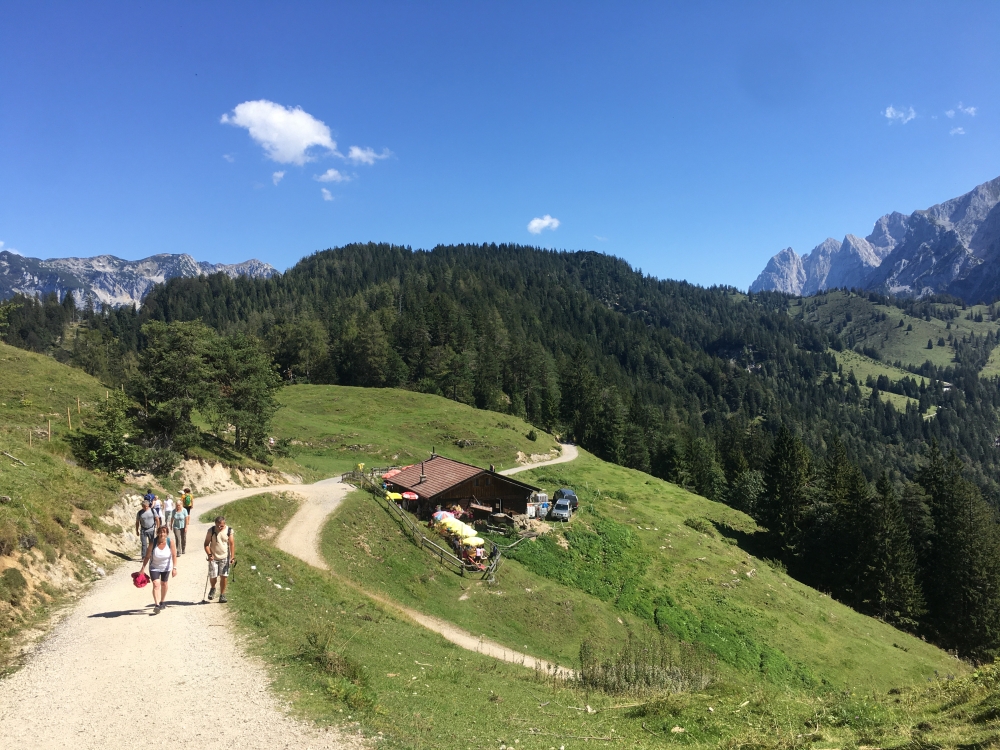 Wanderung Kaindlhütte über Berghaus Aschenbrenner: Wanderung Kaindlhütte über Berghaus Aschenbrenner: Brentenjochalm (Brentenjoch-Alm)
