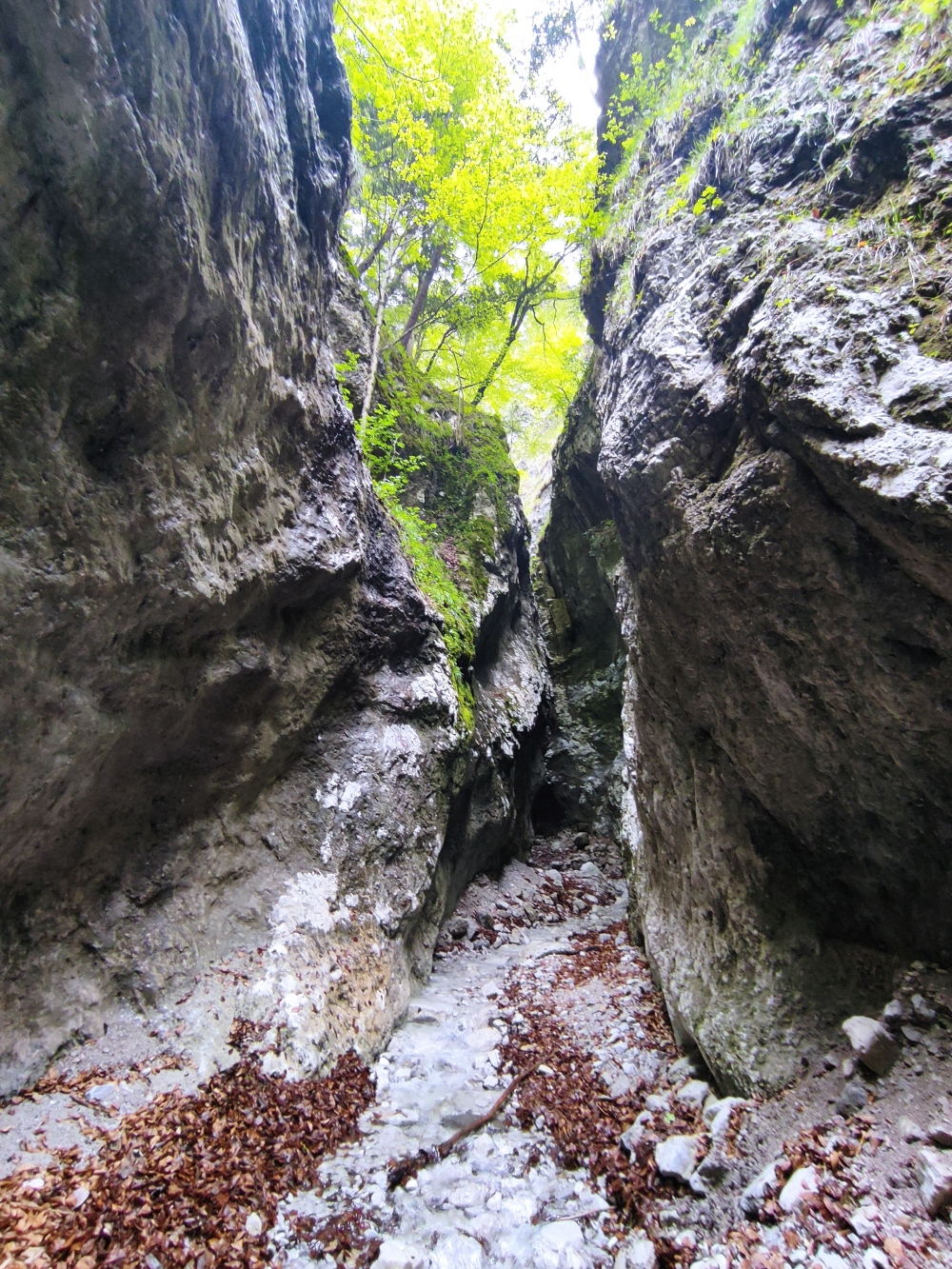 Wanderung Bruggerdenkmal: Engstelle