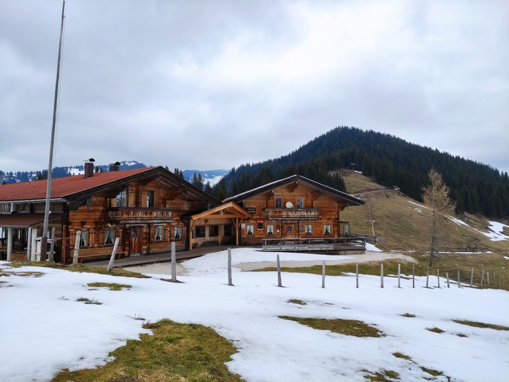 Wanderung Breitenstein vom Walchsee: Wanderung Breitenstein vom Walchsee: Im Frühling (Burger Alm)