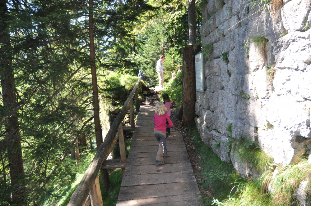 Wanderung Hirschgröhrkopf: Wanderung Hirschgröhrkopf: Mauerreste (Ruine Hohenwaldeck)