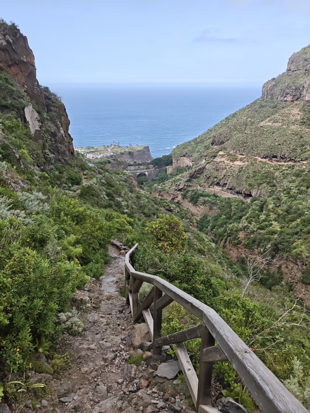 Wanderung Camino del Risco de las Pencas: Blick zum Meer 