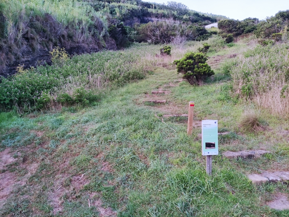 Wanderung Monte da Guia: Abzweig zum Miradouro