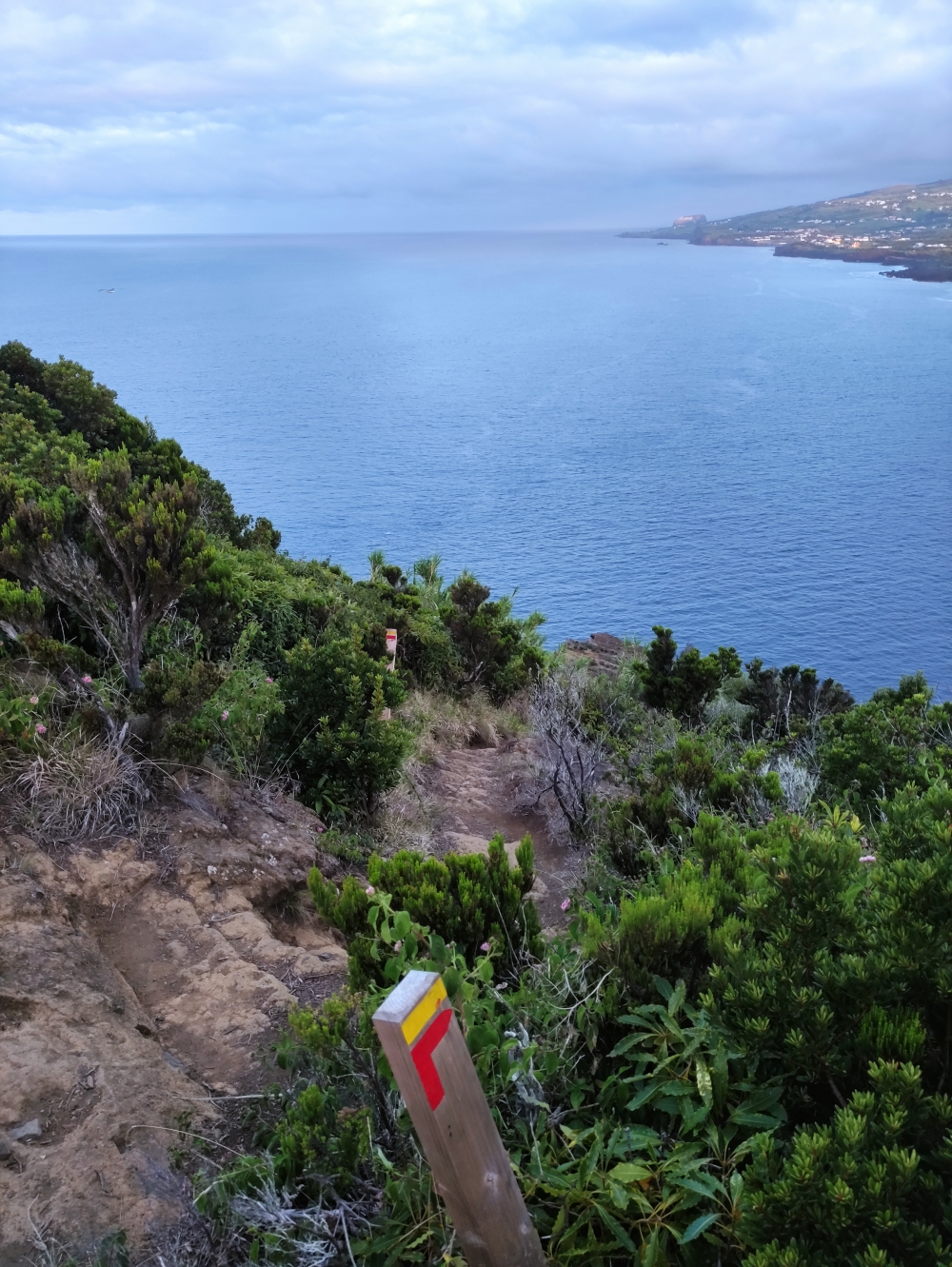 Wanderung Monte da Guia: Abstieg