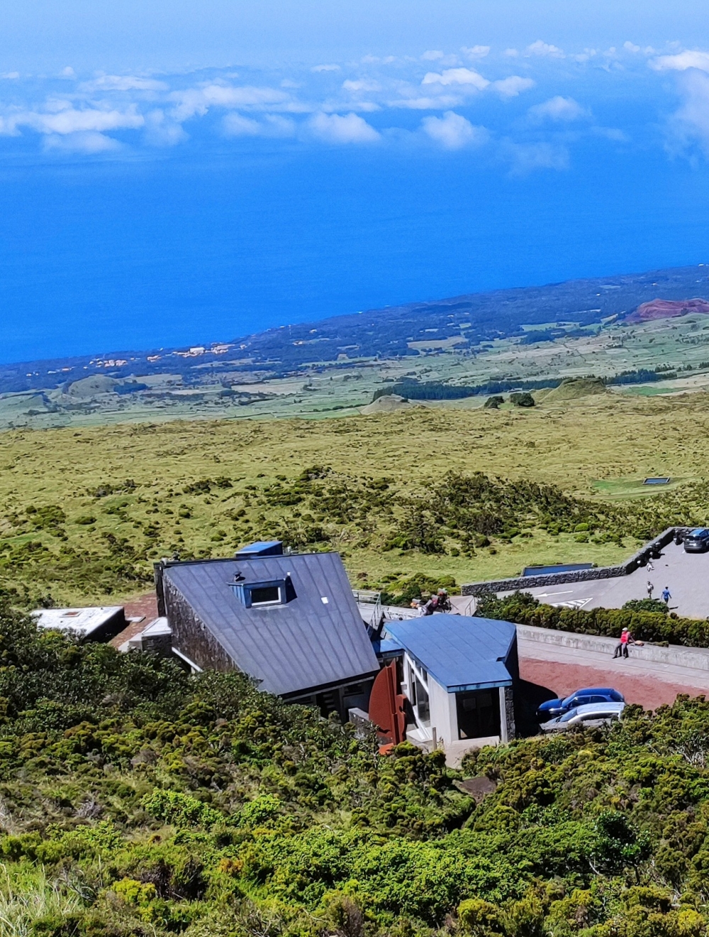 Wanderung Montanha do Pico: Wanderung Montanha do Pico: Kasse und Einlasskontrolle (Casa da Montanha)