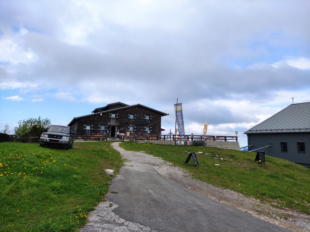 Klettersteig Feuerkogel-Abstieg über Kaiserweg: Klettersteig Feuerkogel-Abstieg über Kaiserweg: Christophorushütte