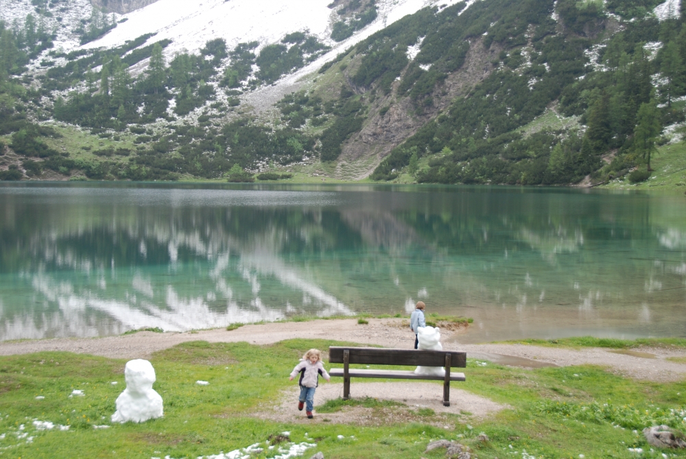 Wanderung Coburger Hütte: Schnee im Juni