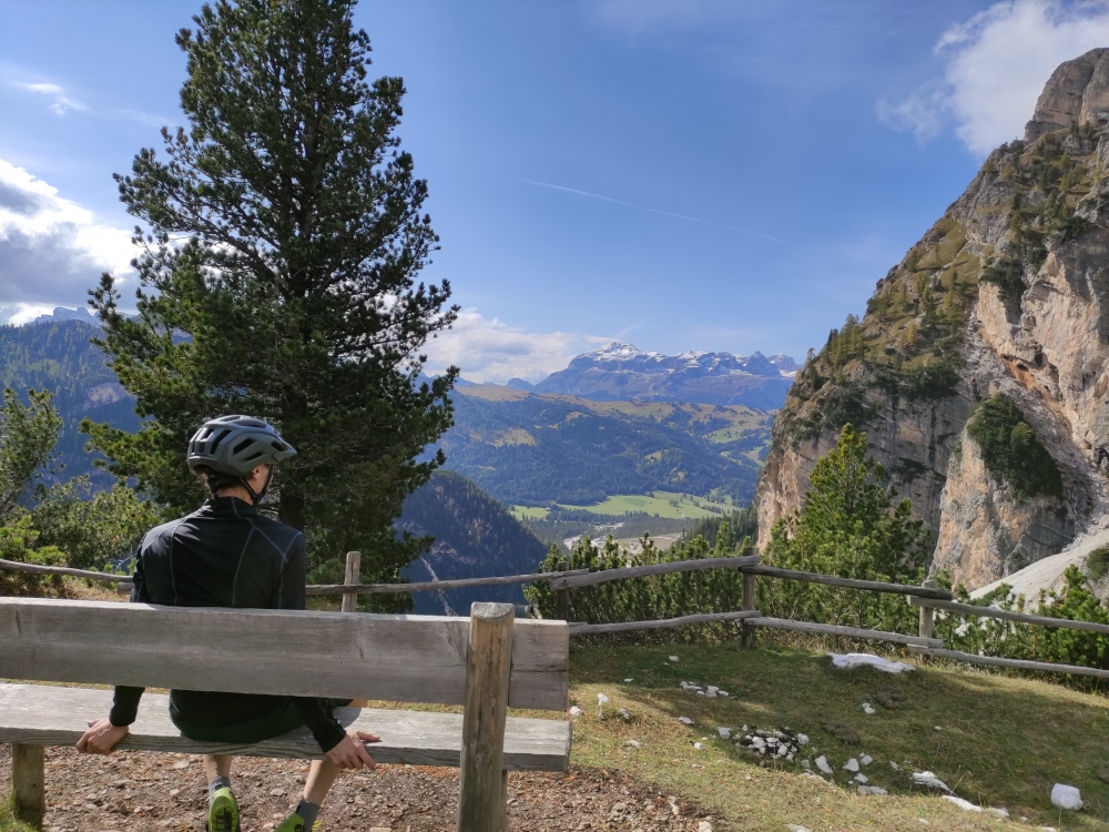 Col de Locia: Blick vom Col de Locia Richtung Sella