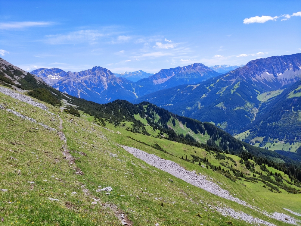 Wanderung Daniel mit Gratüberschreitung: Markiert aber in keiner Karte zu finden