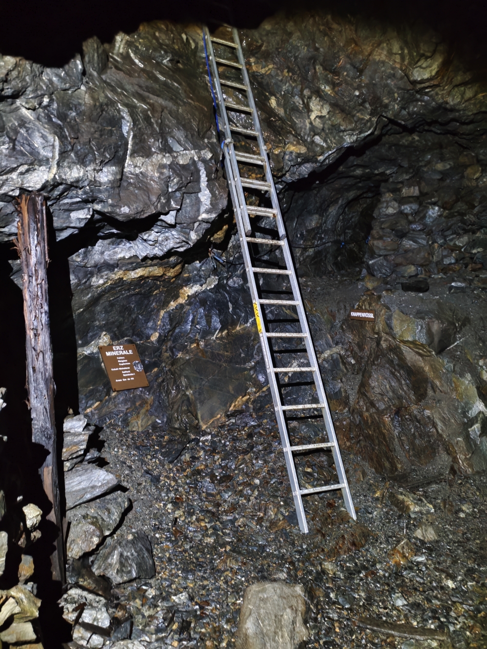 Wanderung Zinkwand: Wanderung Zinkwand: Im Dippmannstollen (Dippmannstollen Eingang)