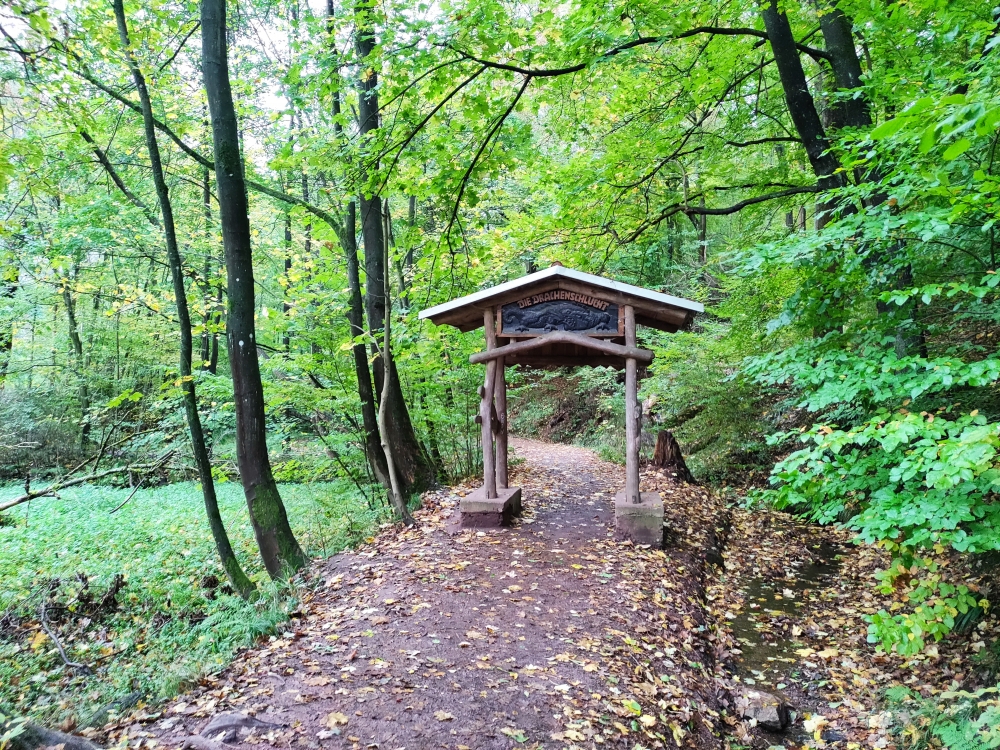 Wanderung Drachenschlucht und Landgrafenschlucht: Zugang zur Drachenschlucht