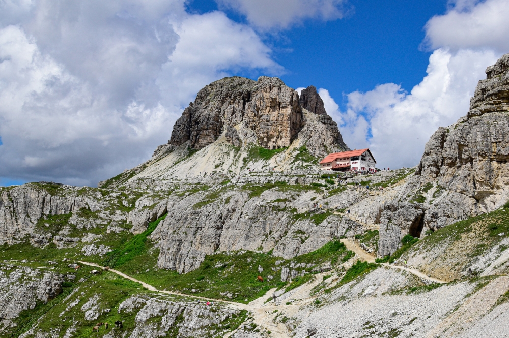Dreizinnenhütte -> Lavaredohütte: Dreizinnenhütte 