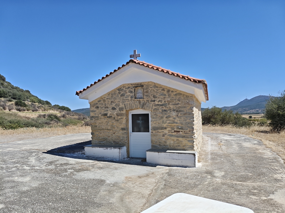 Wanderung Dystos Acropolis: Kapelle 