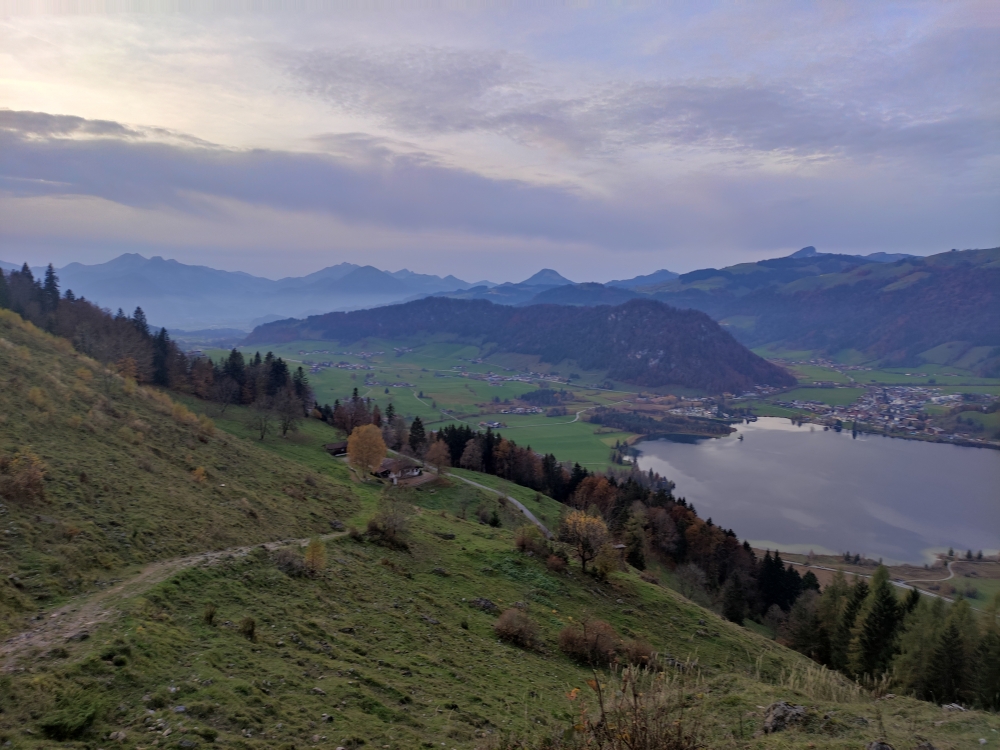 Wanderung Ebersberg: Die Lippenalm ist schon in Sichtweite