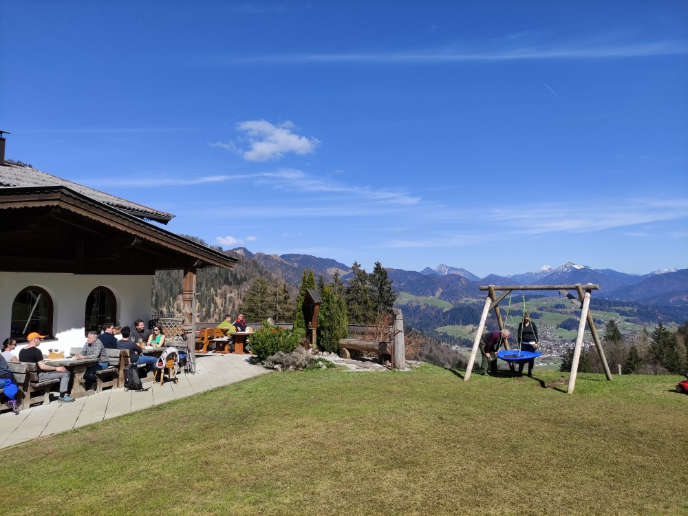 Wanderung Rudersburg: Wanderung Rudersburg: Terrasse mit Aussicht (Edernalm)