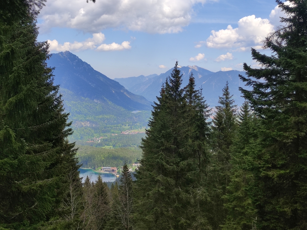 Wanderung Hochthörlehütte: Wanderung Hochthörlehütte: Eibseeblick