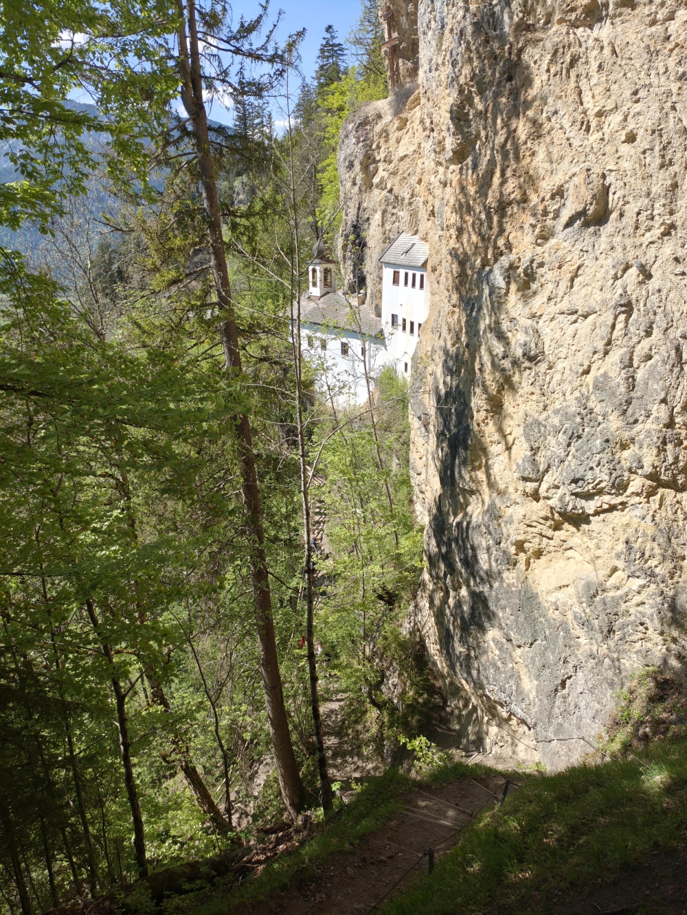 Klettersteig Persailhorn: Klettersteig Persailhorn: Einsiedelei am Palfen
