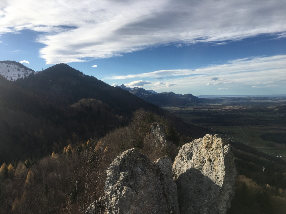 Wanderung Engelstein und Bairerkopf: Wanderung Engelstein und Bairerkopf: Blick auf den Westgipfel (Engelstein)