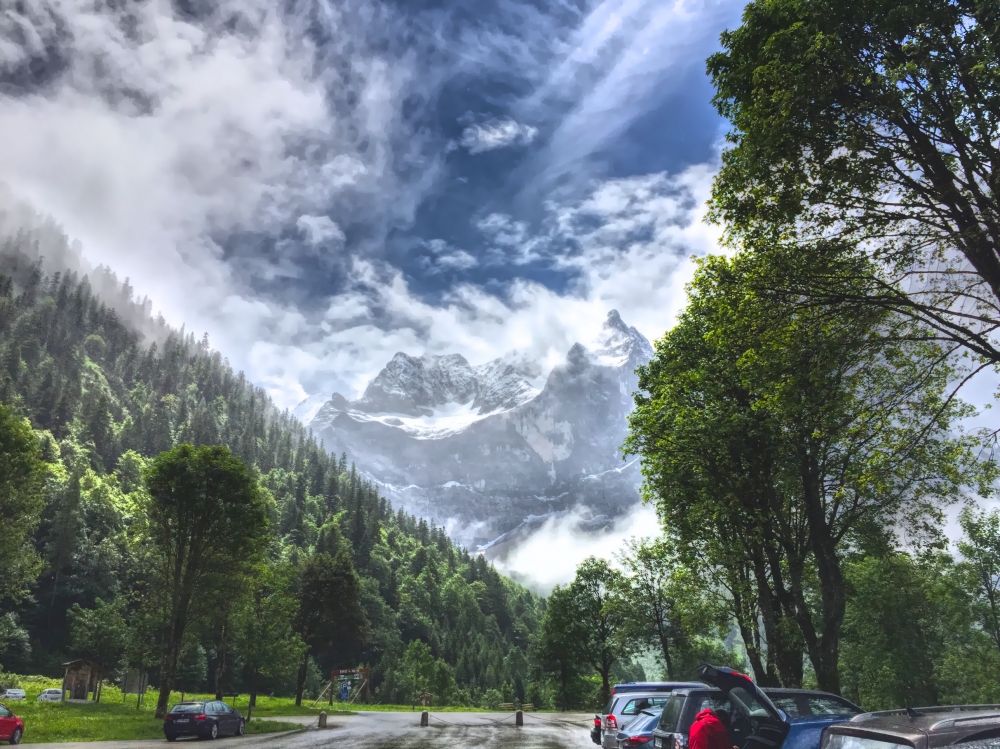 Wanderung Binsalm über Forststraße: Wanderung Binsalm über Forststraße: Start in der Eng