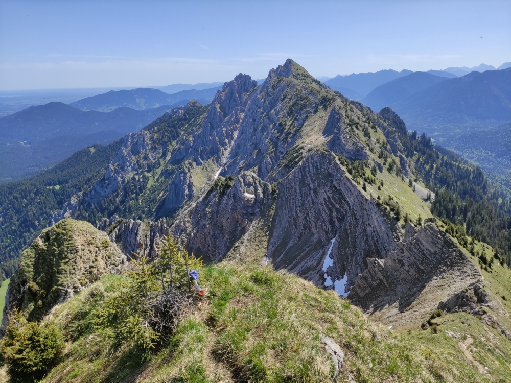 Wanderung Große Klammspitz: Wanderung Große Klammspitz: Blick auf die Große Klammspitz (Feigenkopf)
