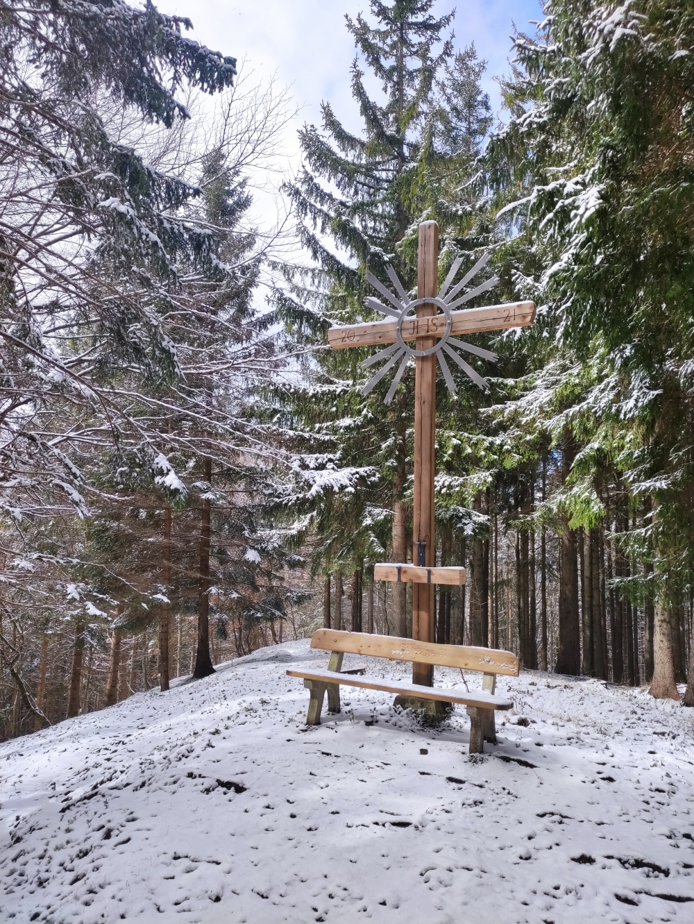 Wanderung Buch: Wanderung Buch: Gipfelkreuz (Felsen)