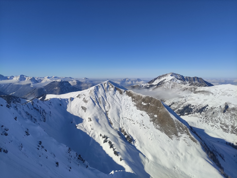 Wanderung Fleischbank: Wanderung Fleischbank: Blick zum Schönalmjoch (Fleischbank)