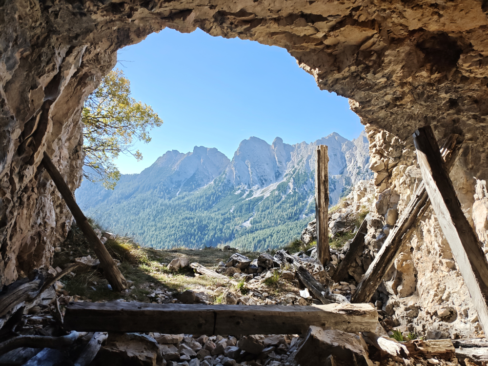 Klettersteig Ivano Dibona: Blick von Innen 