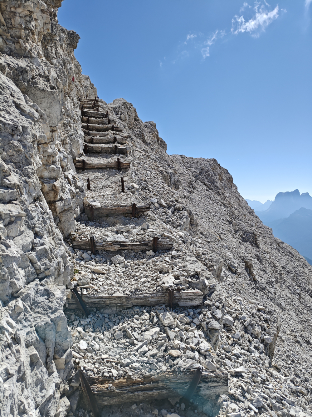 Klettersteig Ivano Dibona: Alte Stufen 