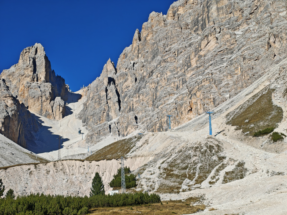 Klettersteig Ivano Dibona: Ehemalige Seilbahntrasse