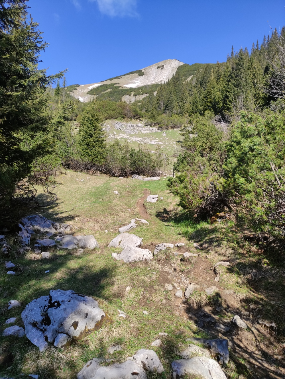 Wanderung Frieder: Aufstieg
