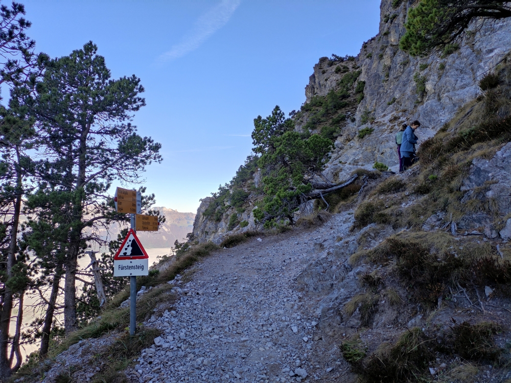 Wanderung Fürstensteig: Wanderung Fürstensteig: Unterer Einstieg Fürstensteig