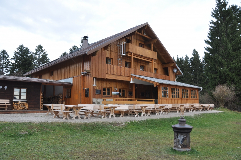 Wanderung Gindelalmschneid: Wanderung Gindelalmschneid: Gasthaus Huberspitz