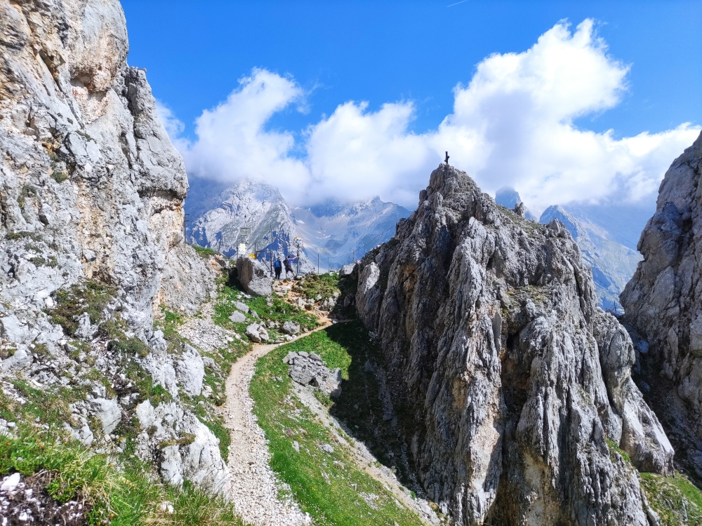 Wanderung Zugspitze über Gatterl: Wanderung Zugspitze über Gatterl: Gatterl