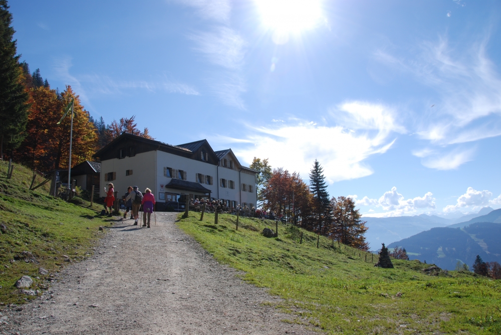 Wanderung Ackerlspitze: Wanderung Ackerlspitze: Gaudeamushütte