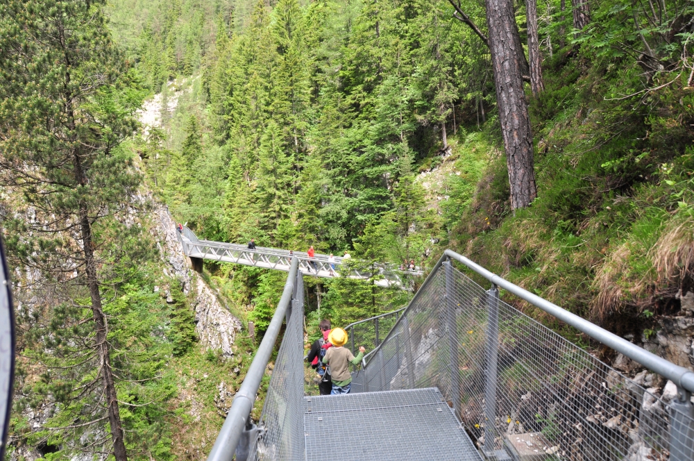 Wanderung Berggasthaus Ederkanzel: Wanderung Berggasthaus Ederkanzel: In der Klamm