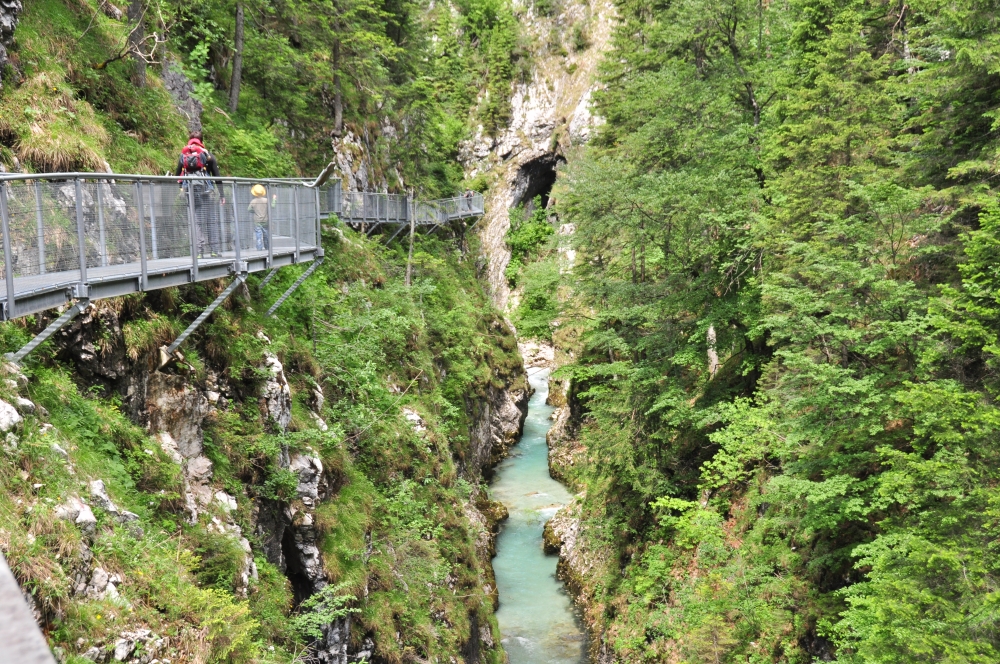 Wanderung Berggasthaus Ederkanzel: Wanderung Berggasthaus Ederkanzel: In der Klamm