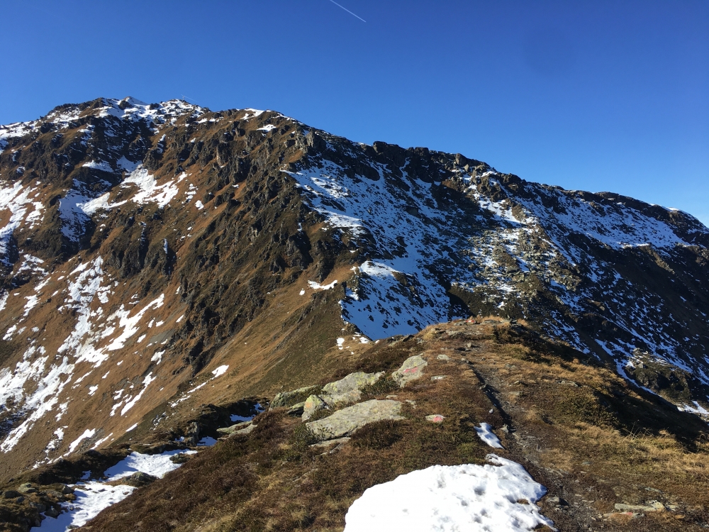 Wanderung Gilfert mit Sonntagsköpfl: Grat zum Sonntagsköpfl