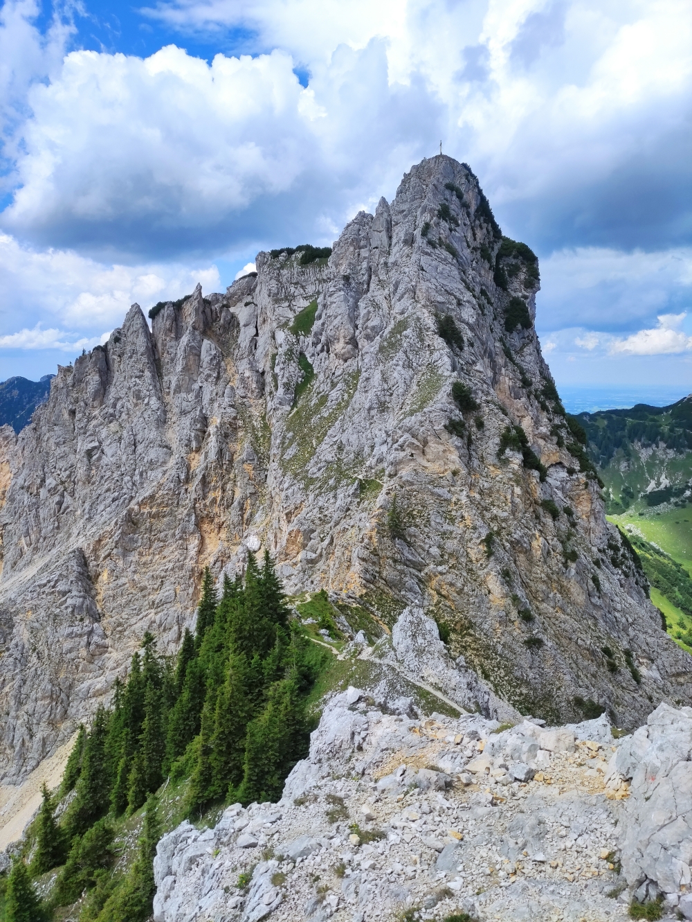 Klettersteig Gimpel: Gelbe Scharte