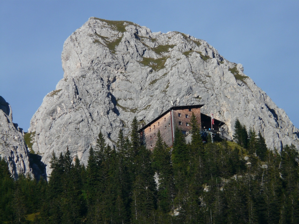 Klettersteig Gimpel: Klettersteig Gimpel: Gimpelhaus