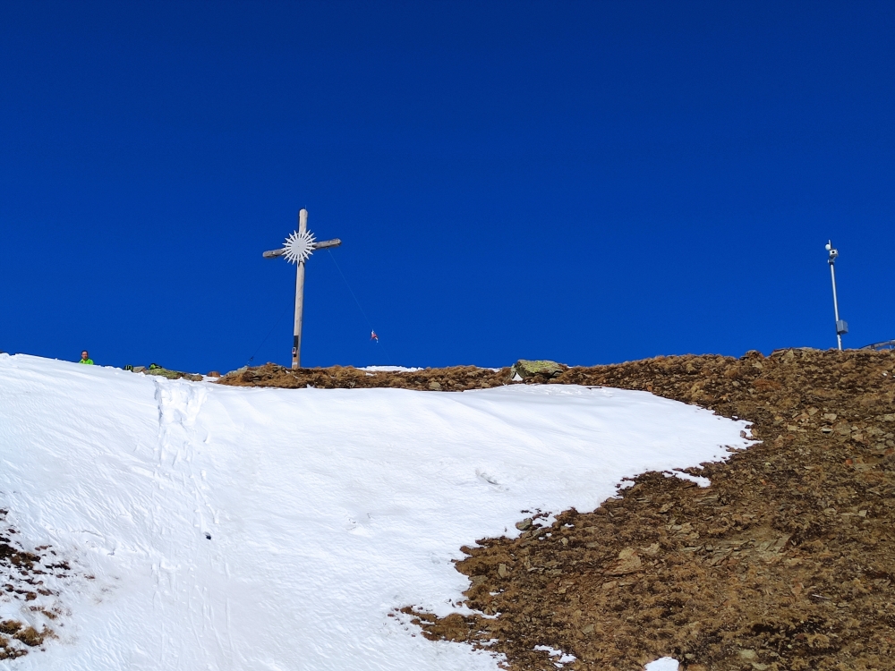 Gitsch -> Falzarer Joch: Gipfelkreuz