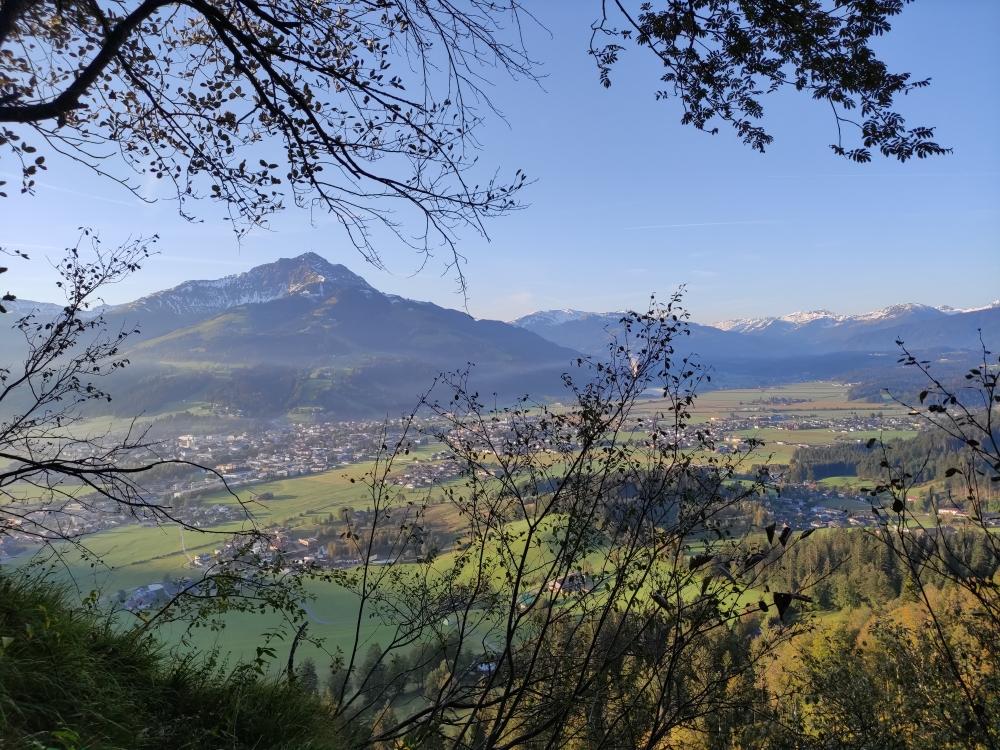 Wanderung Gmailkapelle: Blick zum Kitzbüheler Horn