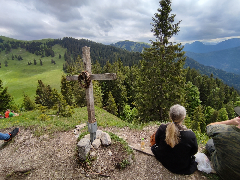 Wanderung Grasleitenkopf: Wanderung Grasleitenkopf: Gipfelkreuz (Grasleitenkopf)