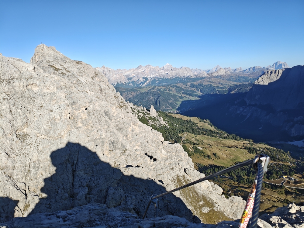Klettersteig Kleine und Große Cirspitze: Abklettern von der kleinen Cirspitze 
