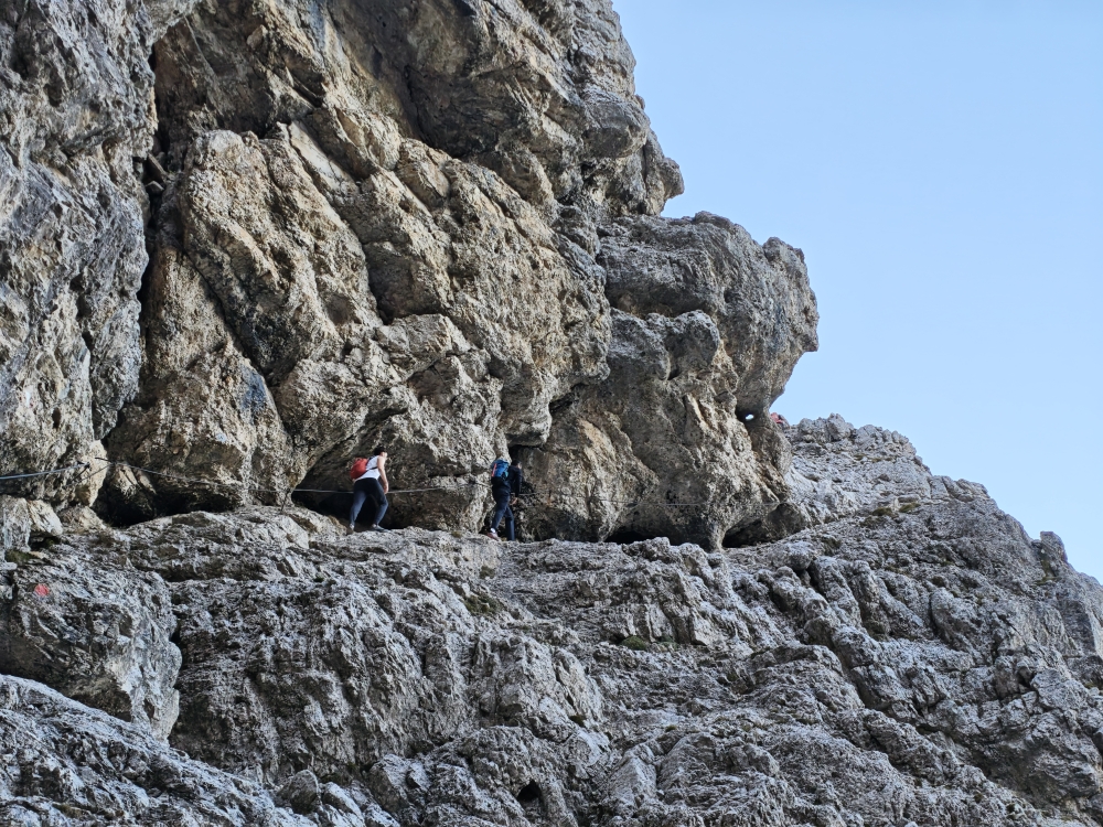Klettersteig Kleine und Große Cirspitze: Ein gesichertes Band