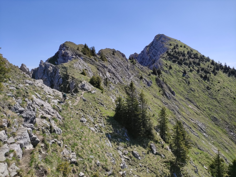 Wanderung Große Klammspitz: Blick zurück auf die Große Klammspitz