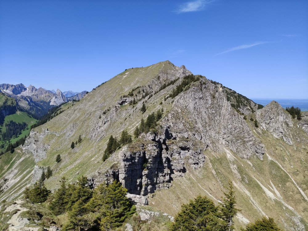 Wanderung Große Klammspitz: Blick auf den Feigenkopf