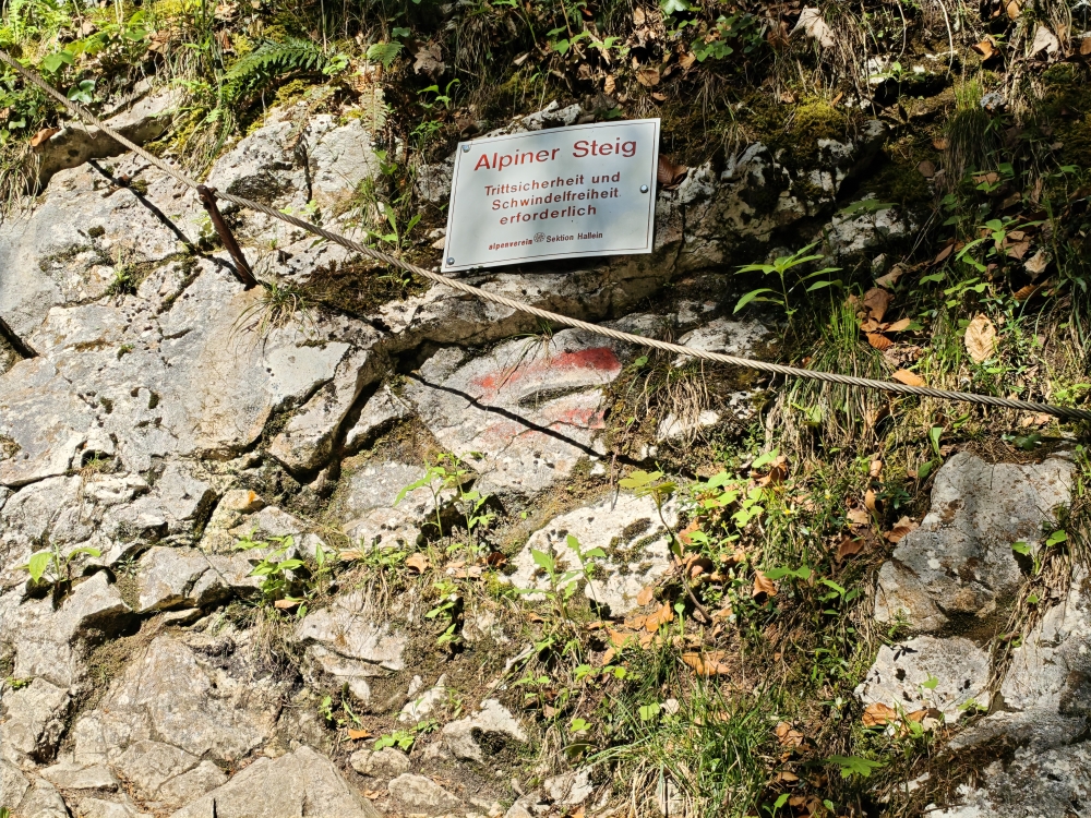 Wanderung Großer Barmstein: Aufstieg zum großen Barmstein 