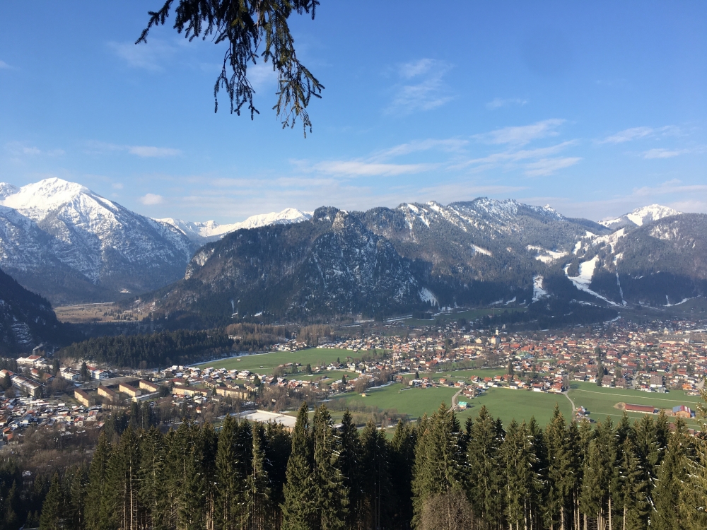 Wanderung Großer Aufacker: Ausblick auf halben Weg zum Großer Aufacker